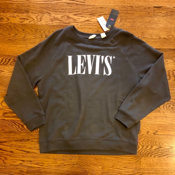 Levi’s Cozy Gray Sweatshirt - Picture 1 of 5